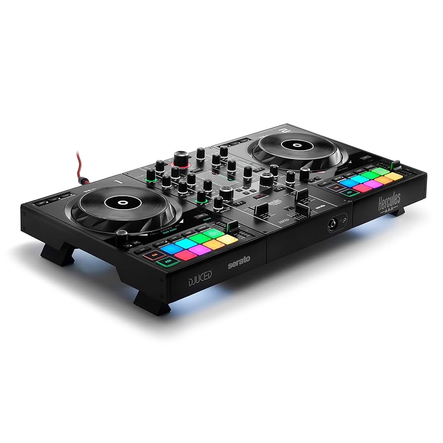 Hercules USB DJコントローラー Serato対応 Hercules DJ Starter Kit | Starlight USB DJ Controller with